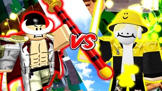 LIGHT Awakening vs WHITEBEARD in Blox Fruits