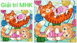 Tô màu tranh vẽ mèo con dễ thương quá|Giải trí MHK