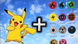 what If pikachu has all types??//pokemon edit//Pokemon evolution edit//Ash pikachu #trending