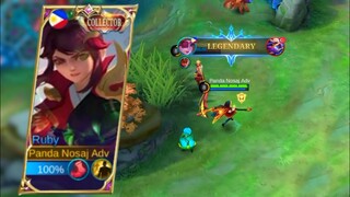 Ruby New Upcoming Collector Skin Gameplay | Mobile Legends: Bang Bang