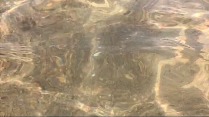The Red Sea looked like a piece of marble today