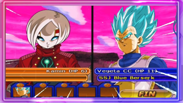 Kamin VS Vegeta CC SSJ Blue Berserk - DB MOD ANDROID GAMEPLAY