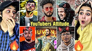 Pakistani Reaction On Indian YouTubers Full Attitude Videos😈🔥| Indian YouTubers Savage Reply| Part 2