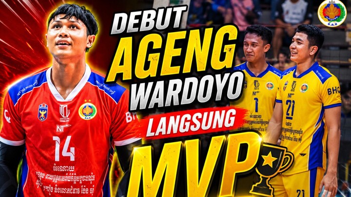 Kumpulan poin Debut Ageng Wardoyo di Liga Voli Kamboja 2026 bersama Bodyguard Headquarters