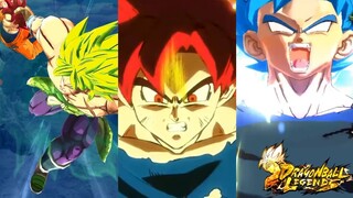 If Broly Movie SSG GOKU Had a Revival Transformation Animation 🔥!! [Dragon Ball Legends]