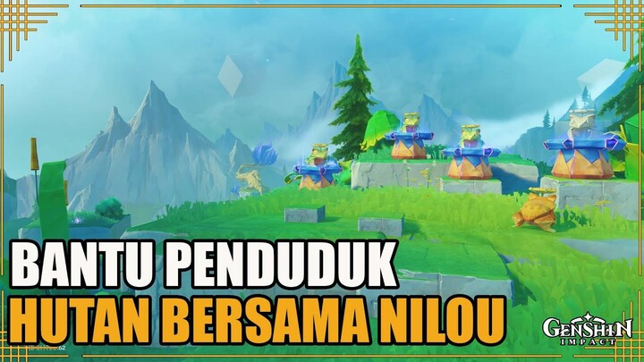 Bantu penduduk hutan Bersama Nilou | Kisah dimulai di Hutan Tanpa Hujan | Puzzle & Quest