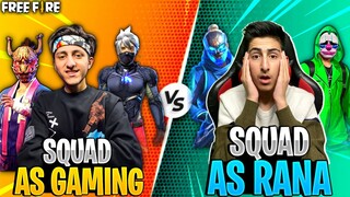 AS Gaming Squad Vs As Rana Squad 4vs4 Clash Squad Match Garena Free Fire Max Funny Moment