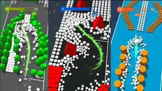 เกม Color Crush 3D Block และ Ball Color Bump Gameplay