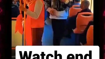 What I’m holding is a fiery spear, not a bus handrail!