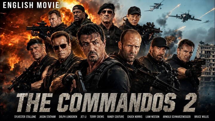 Jason Statham In THE COMMANDOS 2 | Stallone, Arnold, Jet Li on a Death Mission |English Action Movie