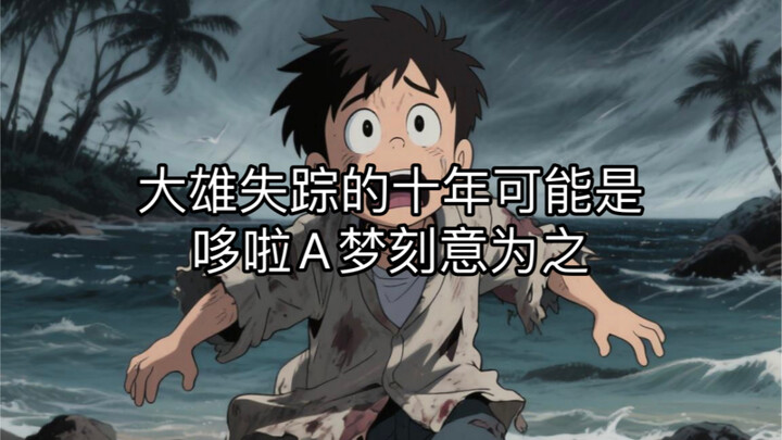 大雄失踪的十年可能是哆啦A梦刻意为之。