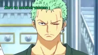 sikap zoro yang khusus untuk tashigi