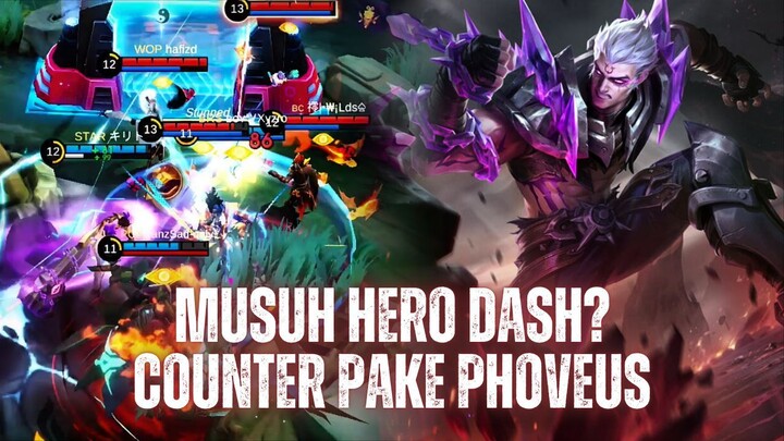 EXP LANE PALING RUSUH KETIKA KETEMU MUSUH HERO DASH