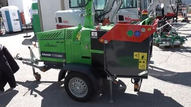 GreenMech Arborist 150D MAX Road Towed Wood Chipper (2026) Exterior and Interior