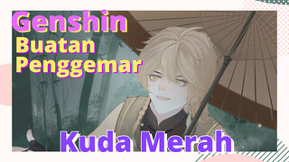 [Genshin  Buatan Penggemar]Kuda Merah