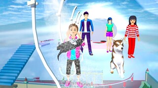 Yuta Mio Obby Parkour Ajak Milky Mandi Shower Berkutu 🐈‍⬛🪲 Sakura School Simulator @Ebi Gamespot