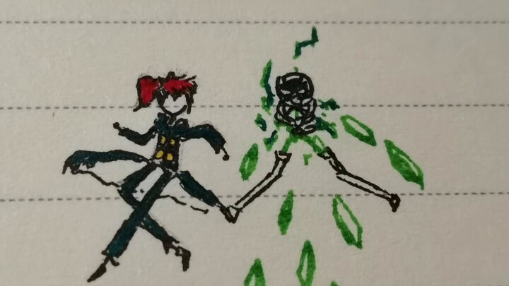 What will happen if you open JOJO with stickman again?