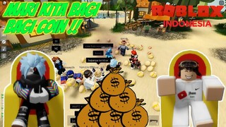 Bagi Bagi Coin 2M Bareng Youtuber Terkece !! - Island Roblox Indonesia