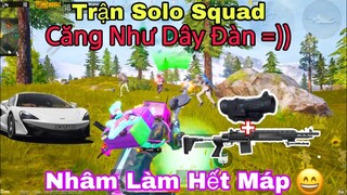 PUBG Mobile | Trận Đấu SoLo Squad Cực Căng - Bo Cuối Nhặt Được MK14 | NhâmHNTV Làm Sạch Máp