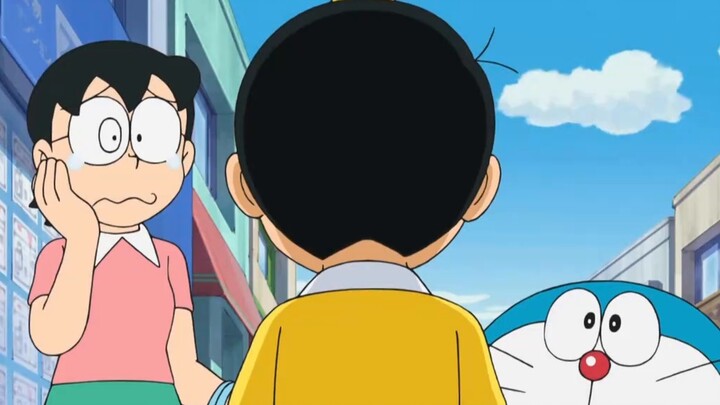 Doraemon: Nobita pissed off his mom, played a trick on Fat Tiger, and taught Suneo's family a lesson