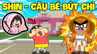 KEYD THỬ THÁCH CẢI TRANG SHIN CẬU BÉ BÚT CHÌ TROLL NAOBI TẠI LÀNG BEE TEAM TRONG MINI WORLD