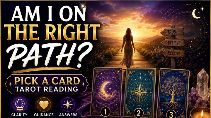 Am I on the Right Path? 🔮 Pick a Card Tarot Reading | Guidance & Clarity