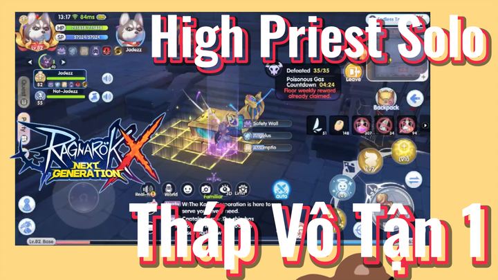 Ragnarok X: Next Generation | High Priest Solo Tháp Vô Tận 1