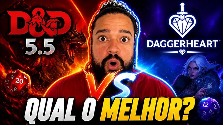 Qual é o Melhor sistema de RPG DnD5.5 ou Daggerheart?