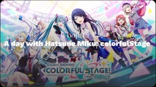 A game play HATSUNE MIKU: COLORFULSTAGE