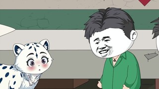 The mother snow leopard actually came to scare me while I was sleeping!