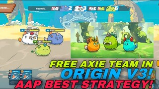 FREE AXIE TEAM ON ORIGIN!