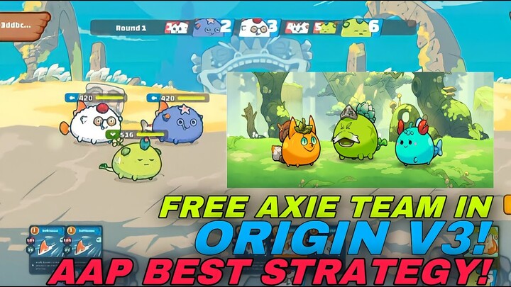 FREE AXIE TEAM ON ORIGIN!