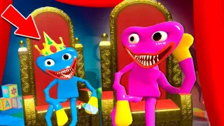 NEW KING OF POPPY PLAYTIME KINGDOM 🌈 VS 3D SANIC CLONES MEMES INVADE KINGDOM 🔥 In Garry`s mod!