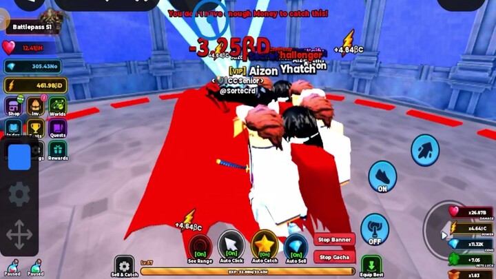 TOWER FARMA 100% AFK EASY ANIME CAPTURE  #roblox