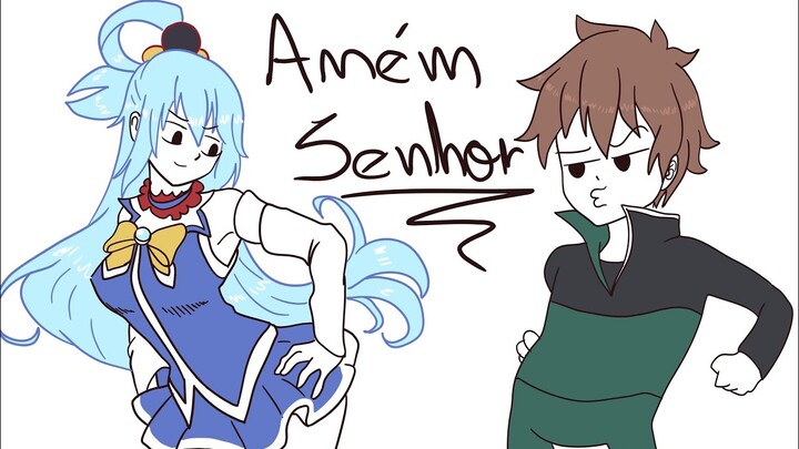 KAZUMA E O DETECTOR DE MENTIRAS - ANIMAÇÃO KONOSUBA - Sir Wise