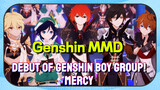 [Genshin  MMD]  Debut of Genshin boy group!  [Mercy]