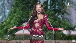 Thùy Tiên trình diễn Dạ hội Bán Kết Miss Grand International 2021