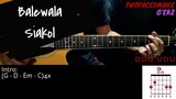 Balewala - Siakol (Guitar Cover With Lyrics & Chords)