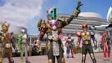 Celebrate! Let me count how many people there are... those interesting pictures in the Kamen Rider f