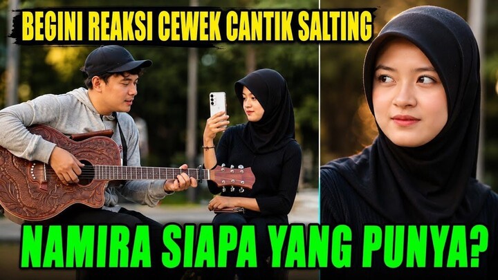 PRANK NGAMEN DI DEPAN CEWEK CANTIK.. POSITIF BAPER