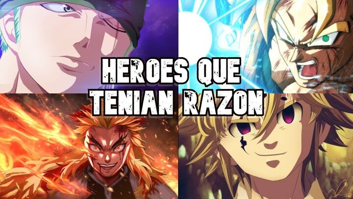 🔥FRASES DE HEROES DE ANIME QUE TIENEN TODA LA RAZÓN | MOYJUEGA