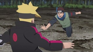 Konohamaru Sacrifices Himself To Save Boruto, Boruto Fights Ao