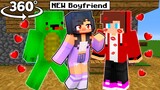 Aphmau KISS Maizen JJ and MIKEY in Minecraft (New Boyfriends)