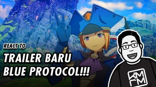 #reactto  Trailer Baru Blue Protocol