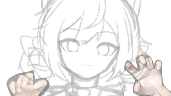 [Touch Drawing] When an artist can’t draw hands, she’ll stop at nothing.