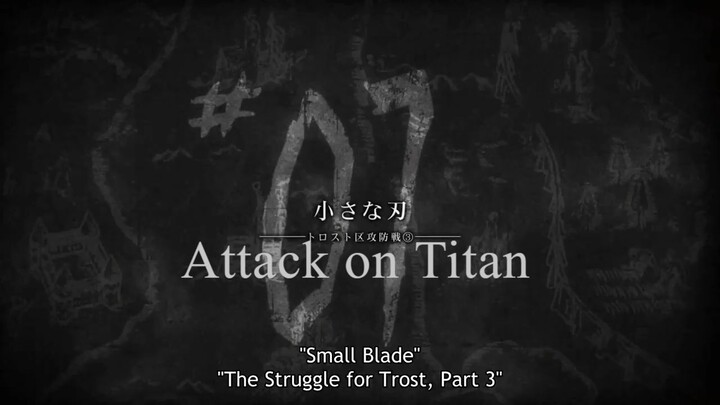 Attack on Titan-Shingeki no Kyojin episode 7 eng sub