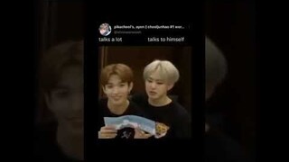 DK: Talks a lot    Hoshi: Talks to himself💝#seventeen #hoshi #dk #seoksoon #scoups #dino #mingyu