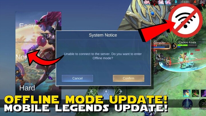 OFFLINE MODE UPDATE FOR MOBILE LEGENDS! PLAY MLBB WITHOUT WIFI DATA OR INTERNET! | MLBB ADVANCED