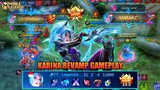 Karina Revamp 2021 Gameplay , Overpower Assasin - Mobile Legends Bang Bang