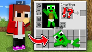 Mikey got into JJ Inventory in Minecraft Baby JJ and Mikey Friend Challenge (Maizen Funny Moments)